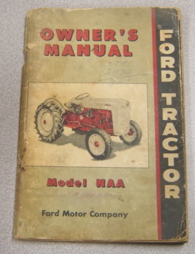 Image for Ford Tractor Owner's Manual Model NAA