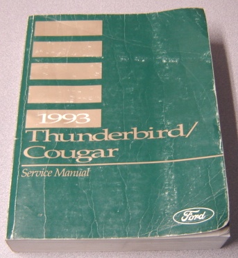 Image for 1993 Thunderbird / Cougar Service Manual