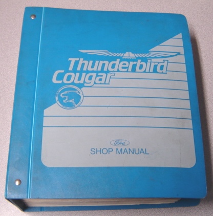 Image for 1989 Ford Thunderbird / Mercury Cougar Shop Manual