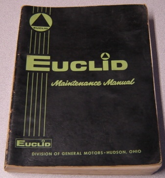 Image for Euclid Maintenance Manual for 82-30/C-6 Crawler Tractor