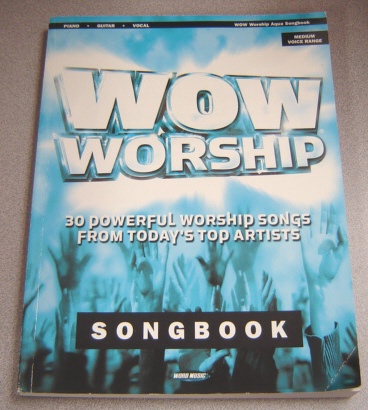 Image for WoW Worship Aqua Songbook; Medium Voice Range