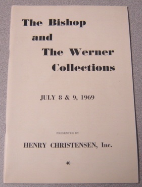 Image for The Bishop And The Werner Collections, July 8 & 9, 1969