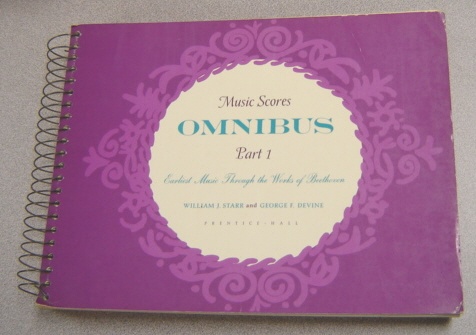 Image for Music Scores Omnibus Part 1 - Earliest Music Through The Works Of Beethoven