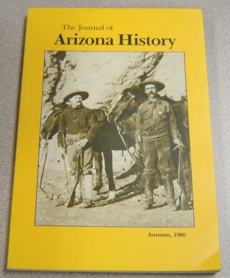 Image for Journal Of Arizona History, Autumn 1986, Vol. 27 #3