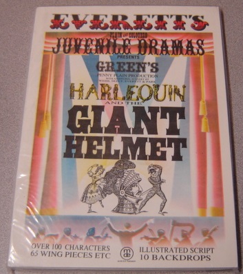 Image for Green's Harlequin And The Giant Helmet (everett's Plain & Coloured Juvenile Dramas)