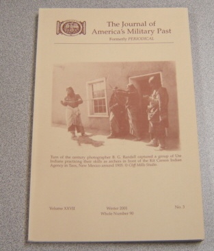 Image for Journal Of America's Military Past Volume XXVII No 3, Winter 2001, Whole Number 90