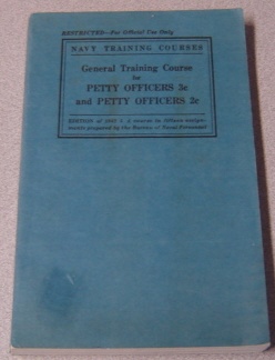 Image for Navy Training Courses: General Training Course For Petty Officers 3c And Petty Officers 2c
