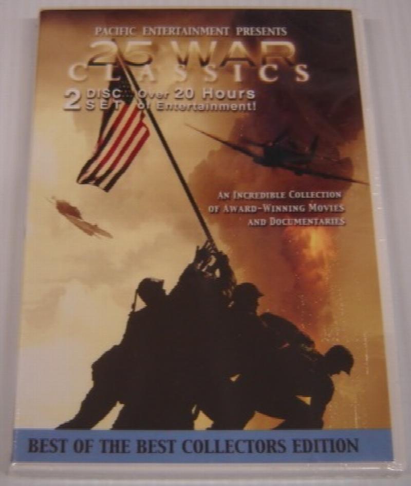 Image for Pacific Entertainment Presents 25 War Classics, 2 Disc Set