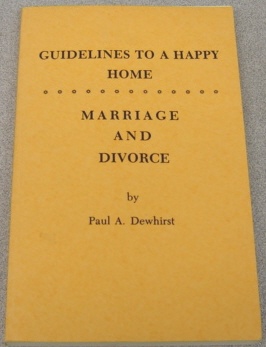 Image for Guidelines to a Happy Home (Part One); Marriage and Divorce (Part Two)