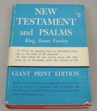 Image for New Testament and Psalms, King James Version, Giant Print Edition