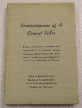 Image for Reminiscenses Of A Circuit Rider; Signed