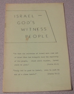 Image for Israel - God's Witness People