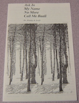 Image for Ask In My Name. No More Call Me Baali