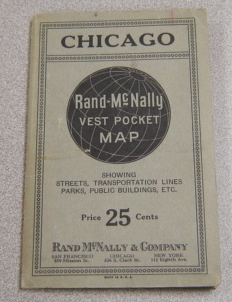 Image for Chicago: Rand McNally Vest Pocket Map, Showing Streets, Transporation Lines, Parks, Public Buildings, Etc.