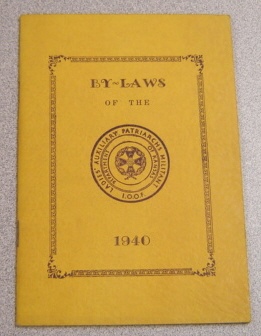 Image for 1940 By-Laws of the Ladies' Auxiliary Patriarchs Militant, I.O.O.F., Dept. of Kansas